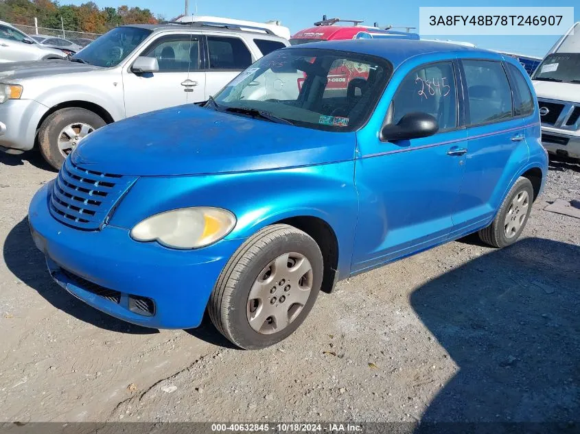 2008 Chrysler Pt Cruiser Lx VIN: 3A8FY48B78T246907 Lot: 40632845