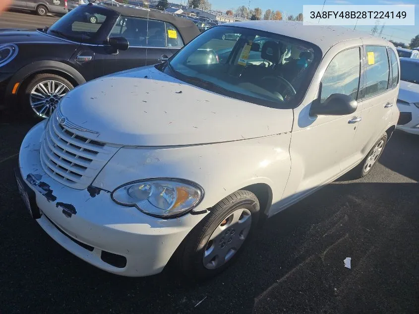 2008 Chrysler Pt Cruiser VIN: 3A8FY48B28T224149 Lot: 40818668