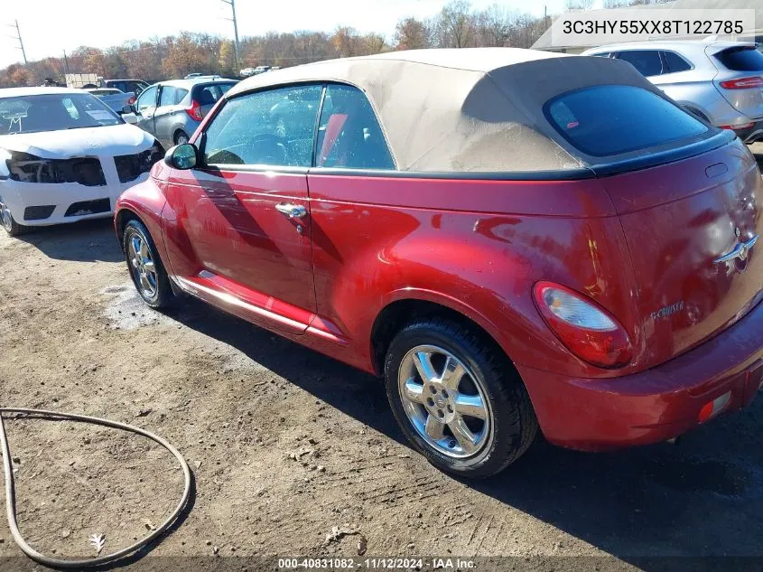 3C3HY55XX8T122785 2008 Chrysler Pt Cruiser Touring