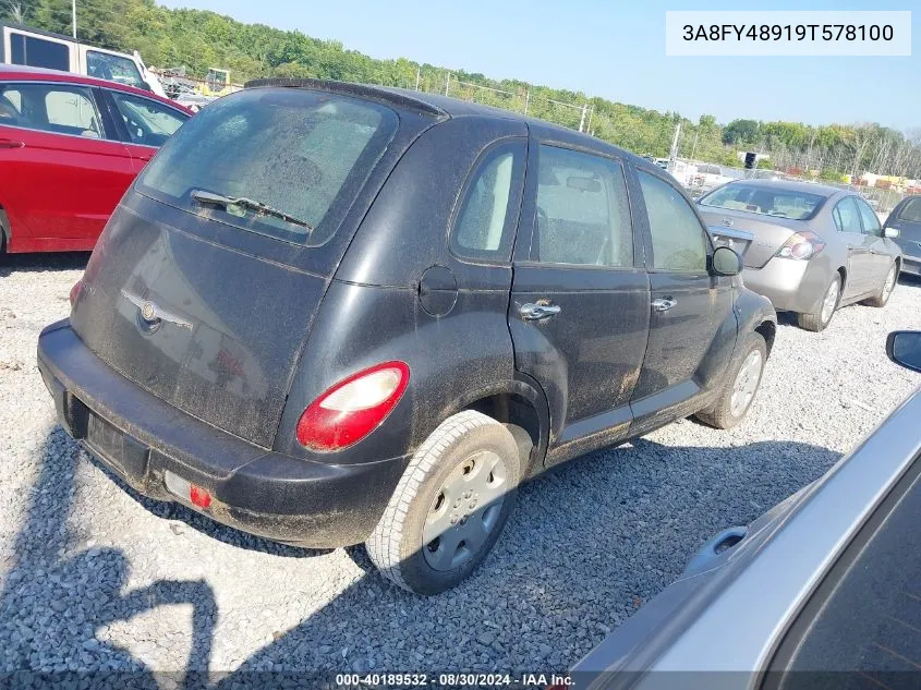 2009 Chrysler Pt Cruiser Lx VIN: 3A8FY48919T578100 Lot: 40189532