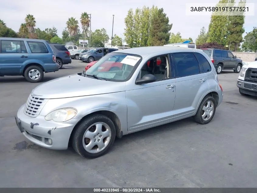 2009 Chrysler Pt Cruiser Touring VIN: 3A8FY58919T577521 Lot: 40233945