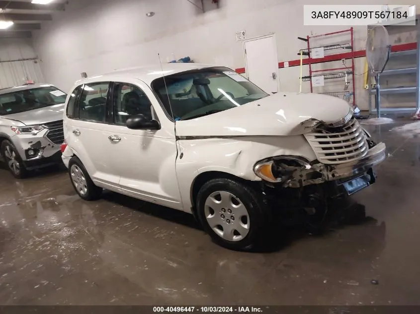 2009 Chrysler Pt Cruiser Lx VIN: 3A8FY48909T567184 Lot: 40496447