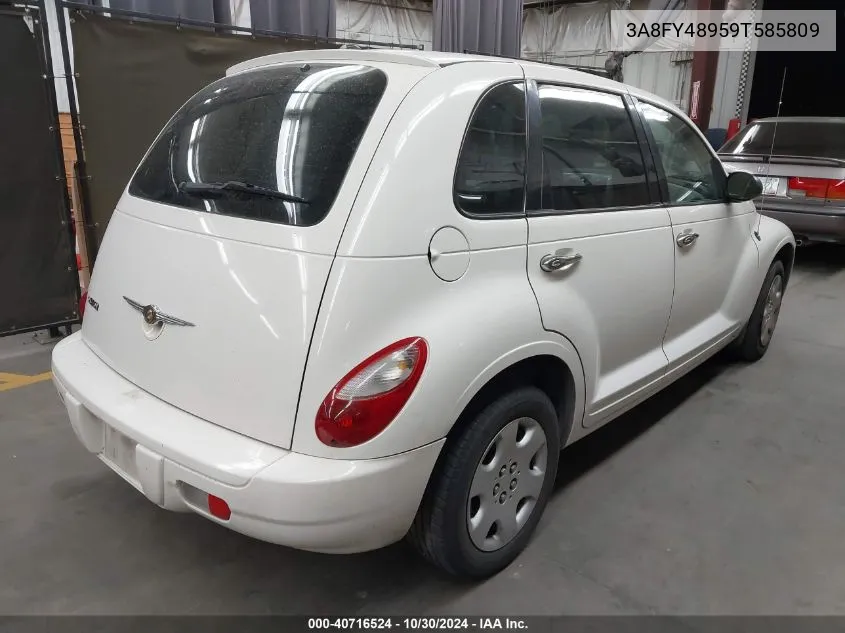 2009 Chrysler Pt Cruiser Lx VIN: 3A8FY48959T585809 Lot: 40716524