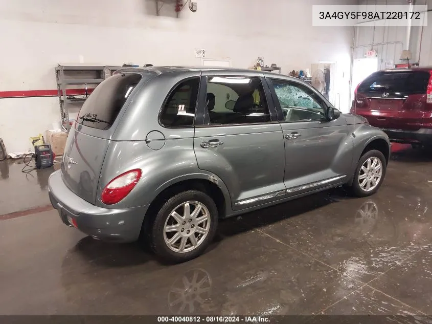 3A4GY5F98AT220172 2010 Chrysler Pt Cruiser Classic