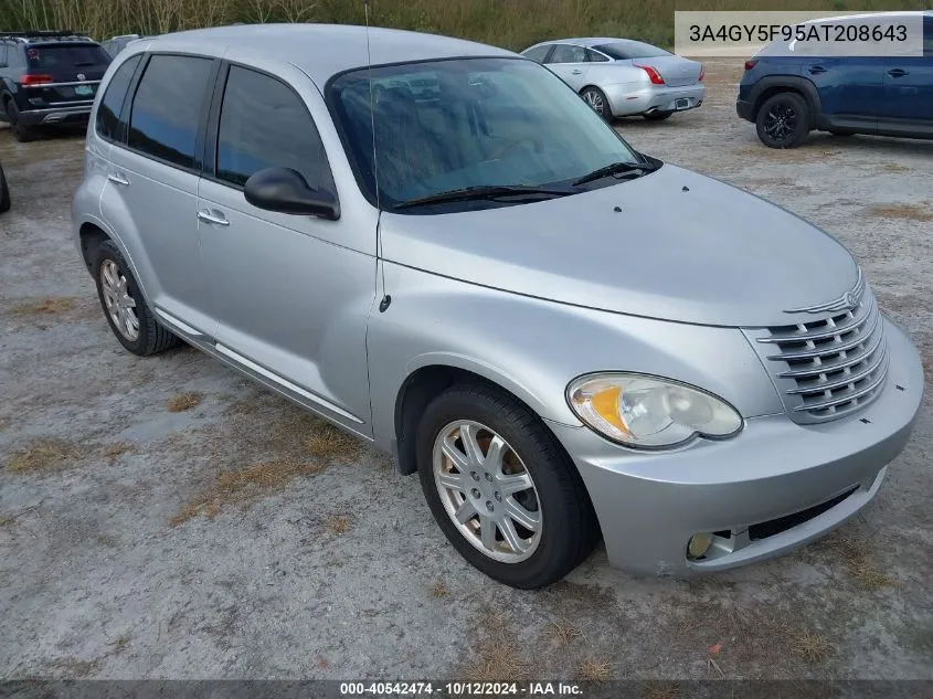 2010 Chrysler Pt Cruiser Classic VIN: 3A4GY5F95AT208643 Lot: 40542474