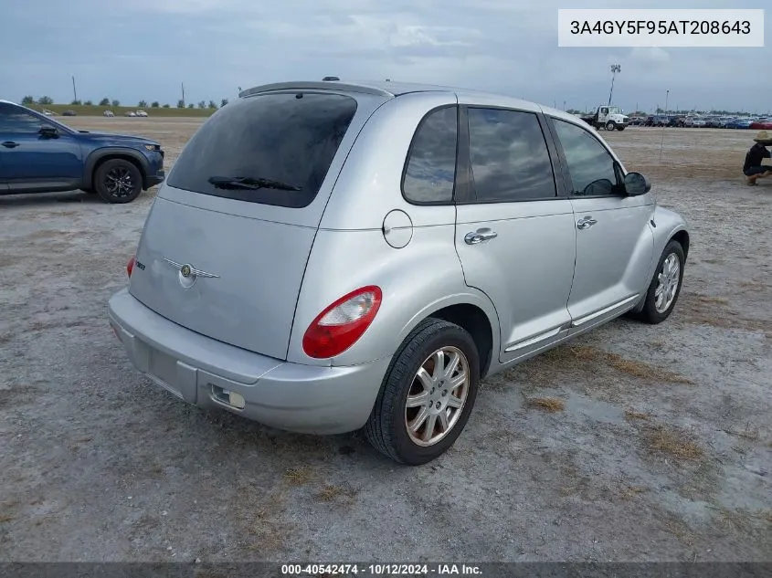 2010 Chrysler Pt Cruiser Classic VIN: 3A4GY5F95AT208643 Lot: 40542474