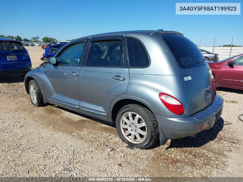 2010 Chrysler Pt Cruiser Classic VIN: 3A4GY5F98AT199923 Lot: 40562100