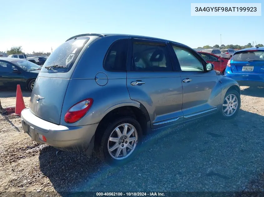 2010 Chrysler Pt Cruiser Classic VIN: 3A4GY5F98AT199923 Lot: 40562100