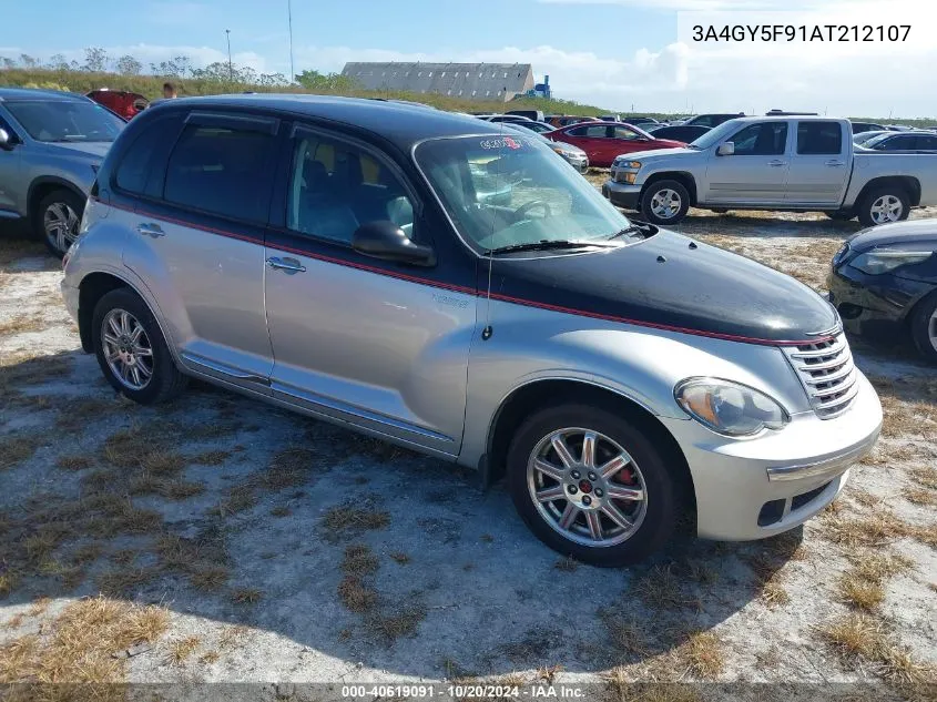 2010 Chrysler Pt Cruiser Classic VIN: 3A4GY5F91AT212107 Lot: 40619091