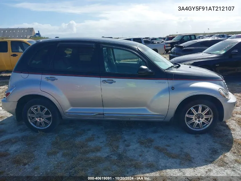 2010 Chrysler Pt Cruiser Classic VIN: 3A4GY5F91AT212107 Lot: 40619091