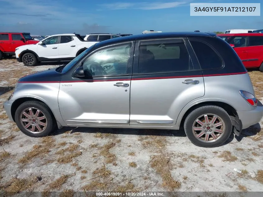 2010 Chrysler Pt Cruiser Classic VIN: 3A4GY5F91AT212107 Lot: 40619091