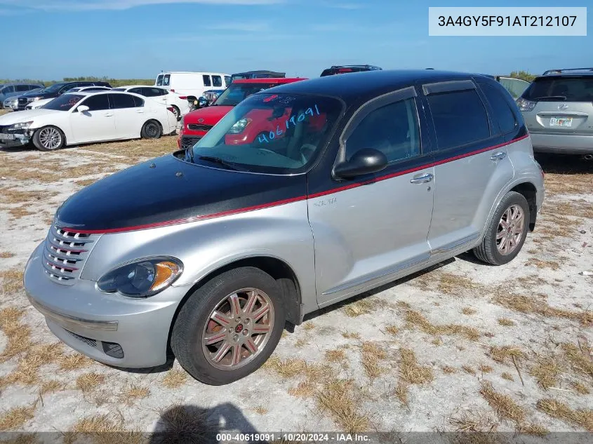 2010 Chrysler Pt Cruiser Classic VIN: 3A4GY5F91AT212107 Lot: 40619091