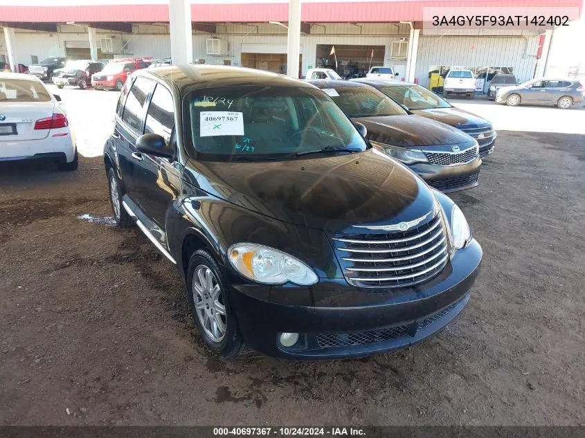 2010 Chrysler Pt Cruiser Classic VIN: 3A4GY5F93AT142402 Lot: 40697367