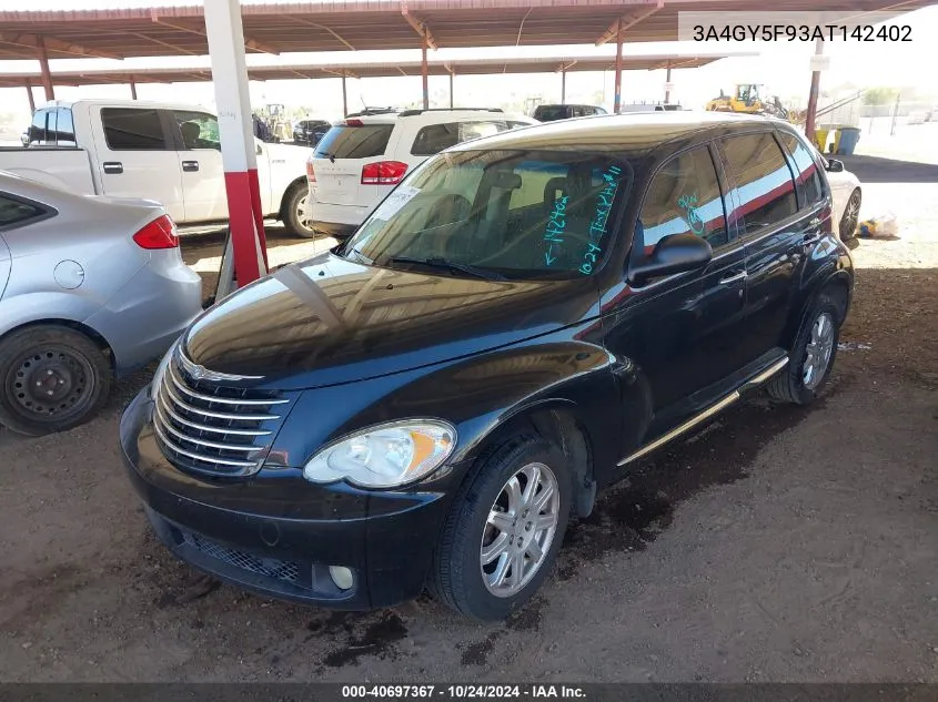 2010 Chrysler Pt Cruiser Classic VIN: 3A4GY5F93AT142402 Lot: 40697367