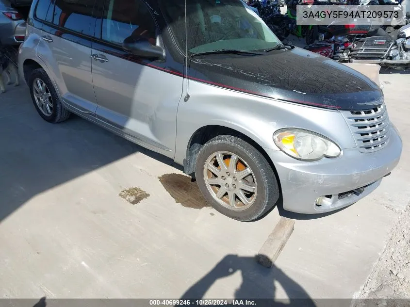 2010 Chrysler Pt Cruiser Classic VIN: 3A4GY5F94AT209573 Lot: 40699246