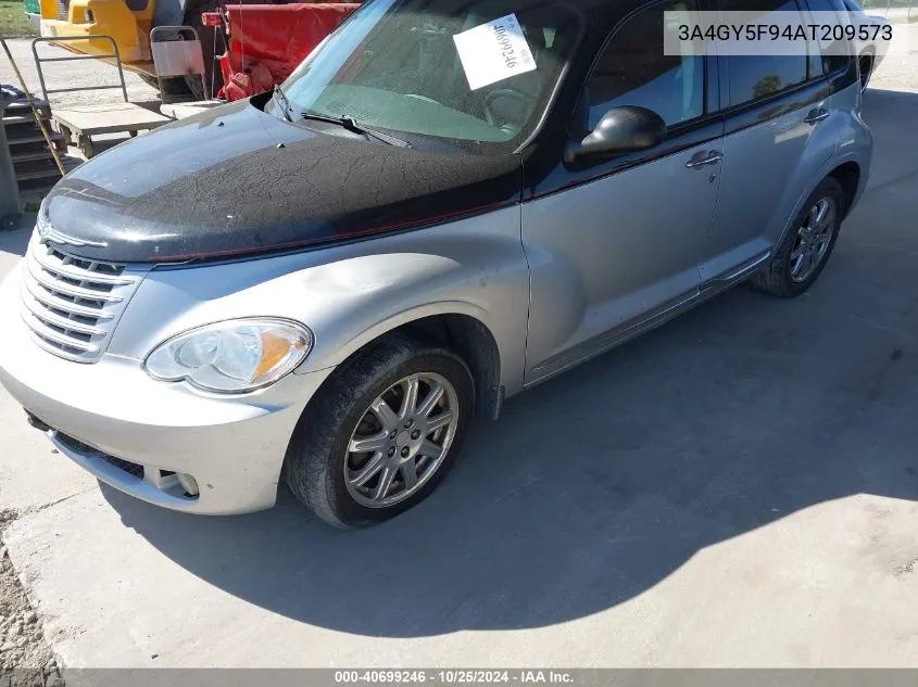 2010 Chrysler Pt Cruiser Classic VIN: 3A4GY5F94AT209573 Lot: 40699246