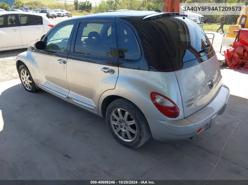 2010 Chrysler Pt Cruiser Classic VIN: 3A4GY5F94AT209573 Lot: 40699246