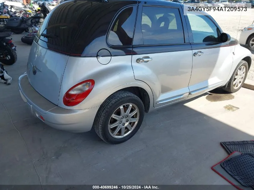 2010 Chrysler Pt Cruiser Classic VIN: 3A4GY5F94AT209573 Lot: 40699246