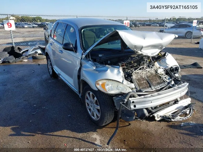 2010 Chrysler Pt Cruiser Classic VIN: 3A4GY5F92AT165105 Lot: 40727437