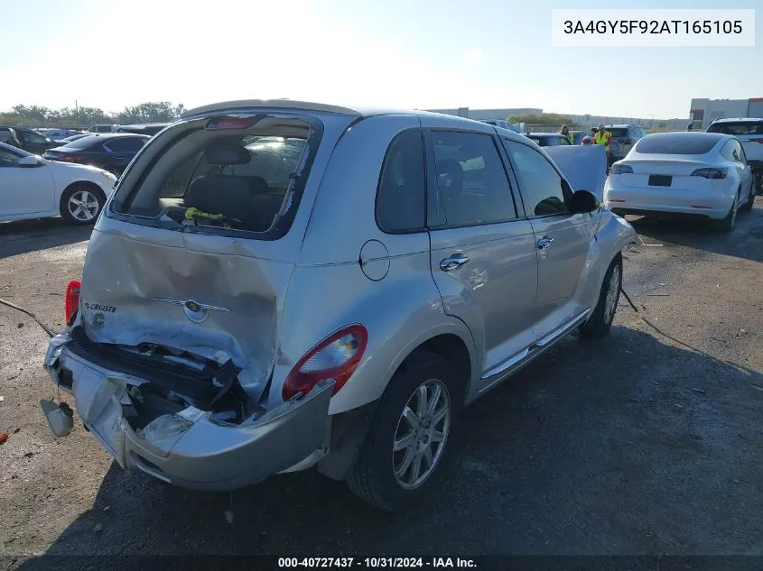 2010 Chrysler Pt Cruiser Classic VIN: 3A4GY5F92AT165105 Lot: 40727437