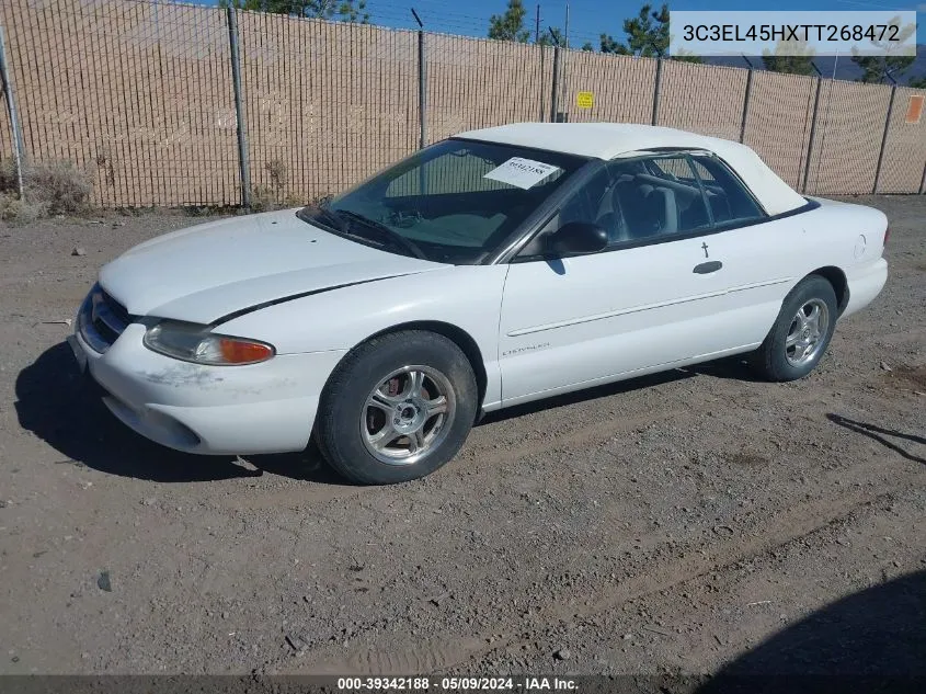 1996 Chrysler Sebring Jx VIN: 3C3EL45HXTT268472 Lot: 39342188