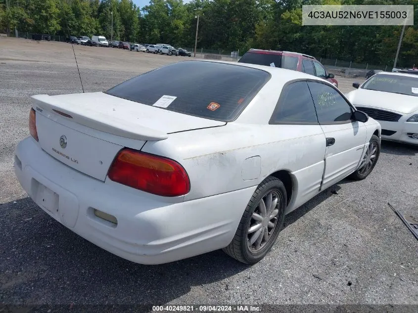 4C3AU52N6VE155003 1997 Chrysler Sebring Lxi