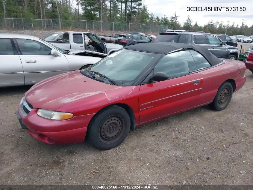 1997 Chrysler Sebring Jx VIN: 3C3EL45H8VT573150 Lot: 40825160