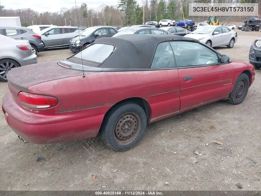 1997 Chrysler Sebring Jx VIN: 3C3EL45H8VT573150 Lot: 40825160