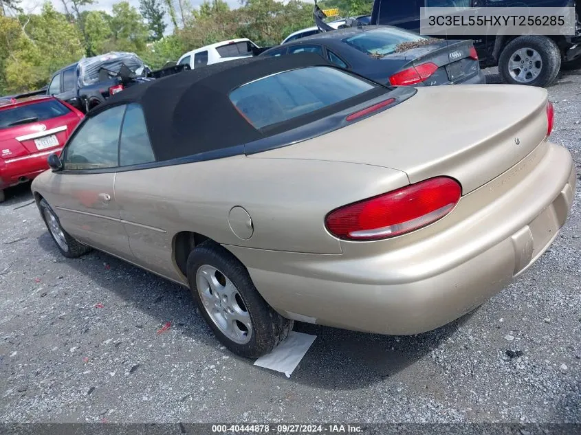 2000 Chrysler Sebring Jxi VIN: 3C3EL55HXYT256285 Lot: 40444878