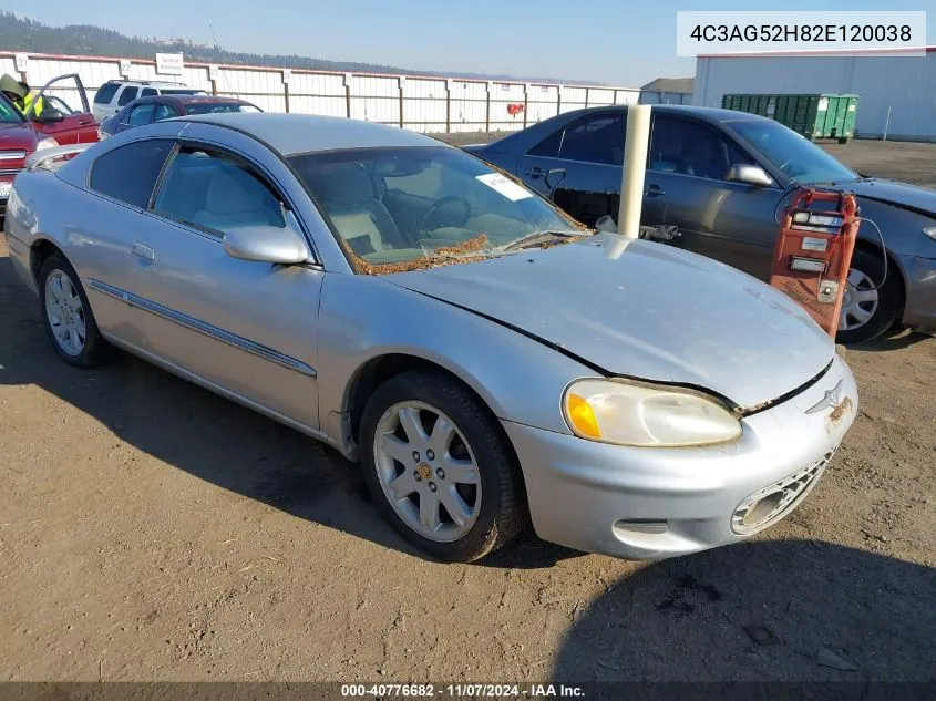 2002 Chrysler Sebring Lxi VIN: 4C3AG52H82E120038 Lot: 40776682