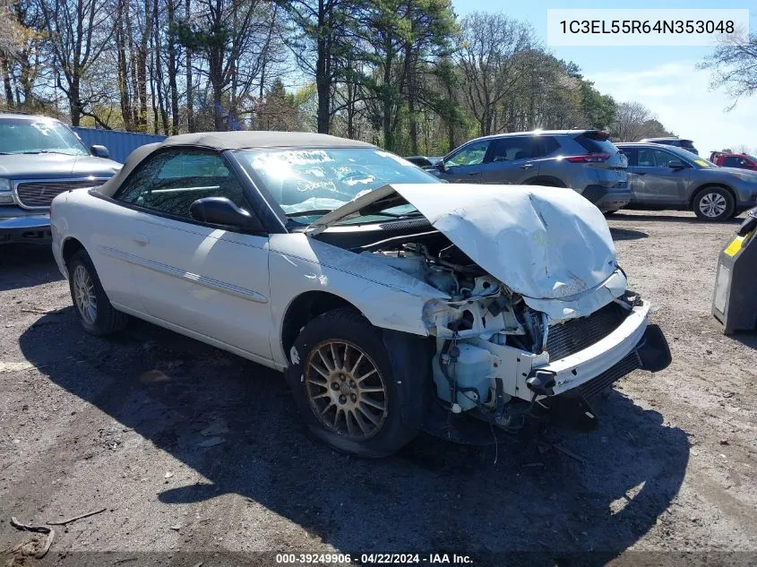 2004 Chrysler Sebring Lxi VIN: 1C3EL55R64N353048 Lot: 39249906