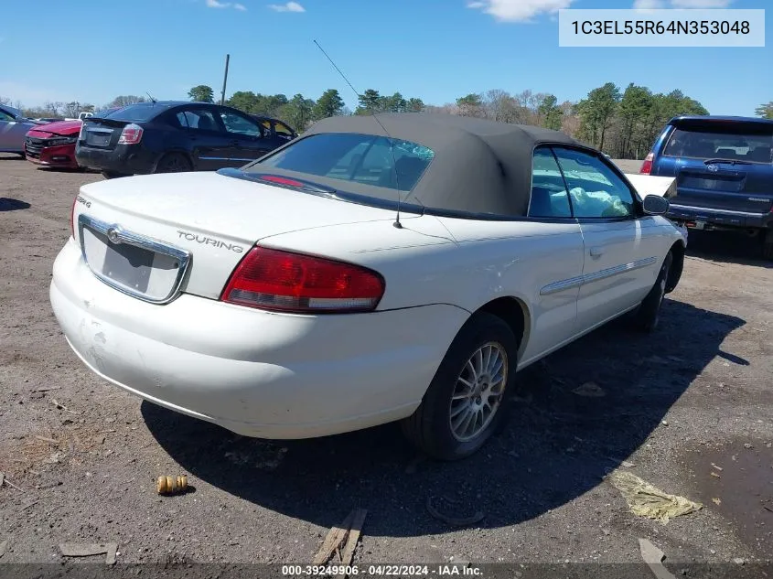 2004 Chrysler Sebring Lxi VIN: 1C3EL55R64N353048 Lot: 39249906