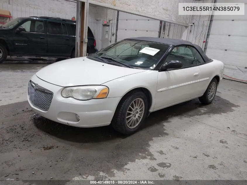 2004 Chrysler Sebring Lxi VIN: 1C3EL55R14N385079 Lot: 40149015