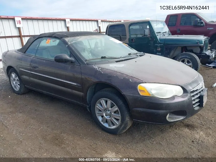 2004 Chrysler Sebring Limited VIN: 1C3EL65R94N162441 Lot: 40260705