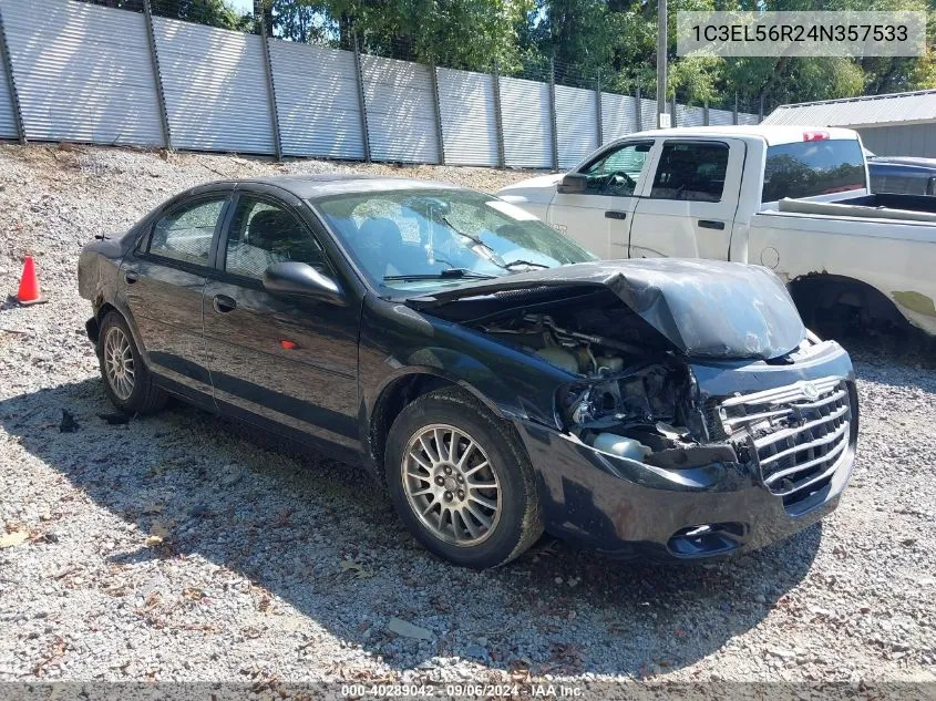 2004 Chrysler Sebring Lxi VIN: 1C3EL56R24N357533 Lot: 40289042