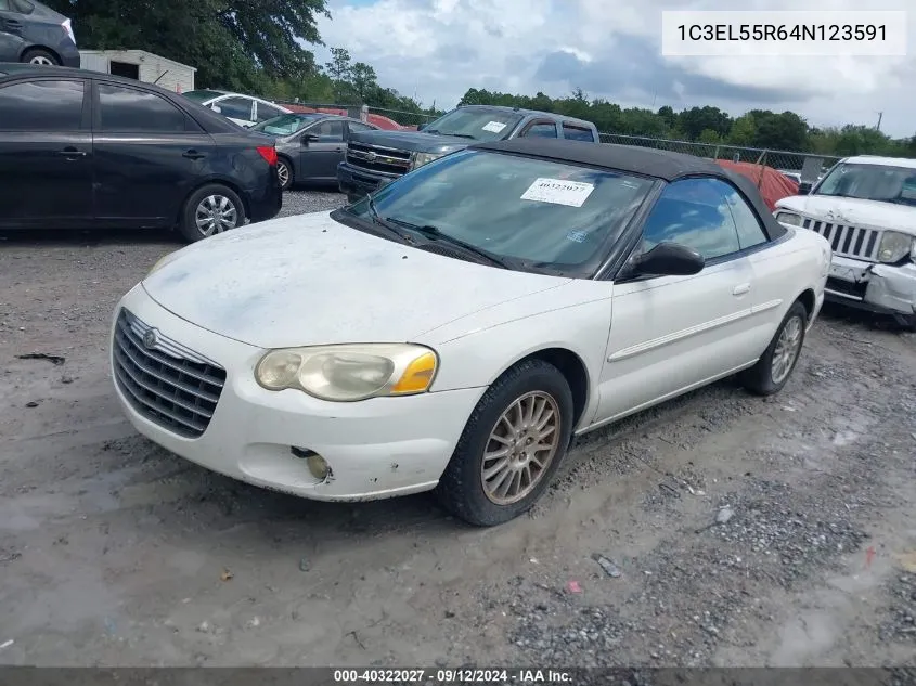 1C3EL55R64N123591 2004 Chrysler Sebring Lxi