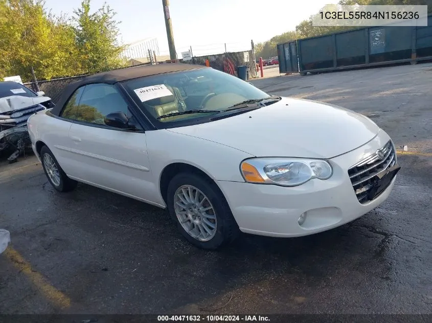 2004 Chrysler Sebring Lxi VIN: 1C3EL55R84N156236 Lot: 40471632