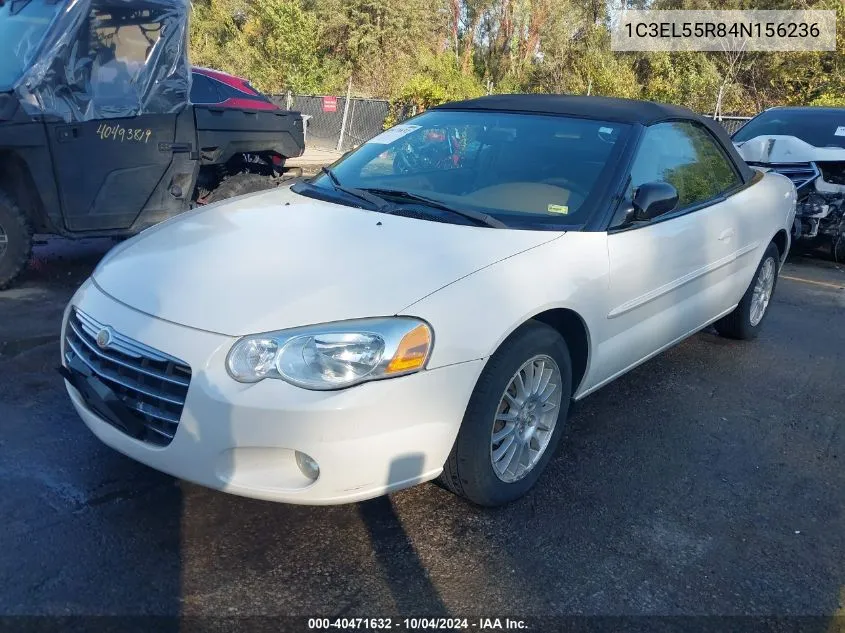 2004 Chrysler Sebring Lxi VIN: 1C3EL55R84N156236 Lot: 40471632