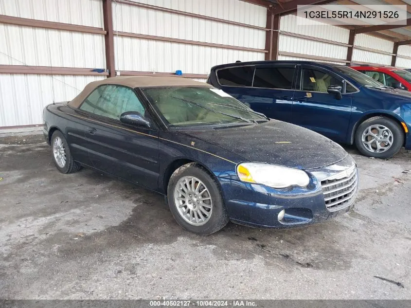 2004 Chrysler Sebring Lxi VIN: 1C3EL55R14N291526 Lot: 40502127