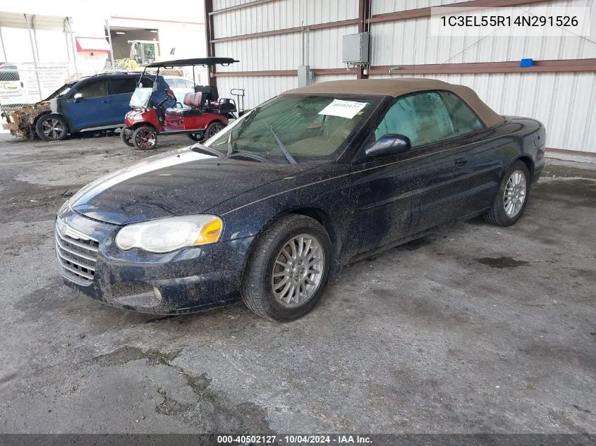 2004 Chrysler Sebring Lxi VIN: 1C3EL55R14N291526 Lot: 40502127