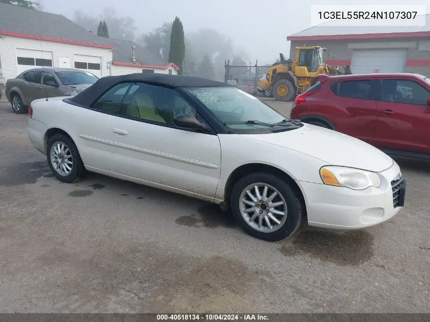 2004 Chrysler Sebring Lxi VIN: 1C3EL55R24N107307 Lot: 40518134