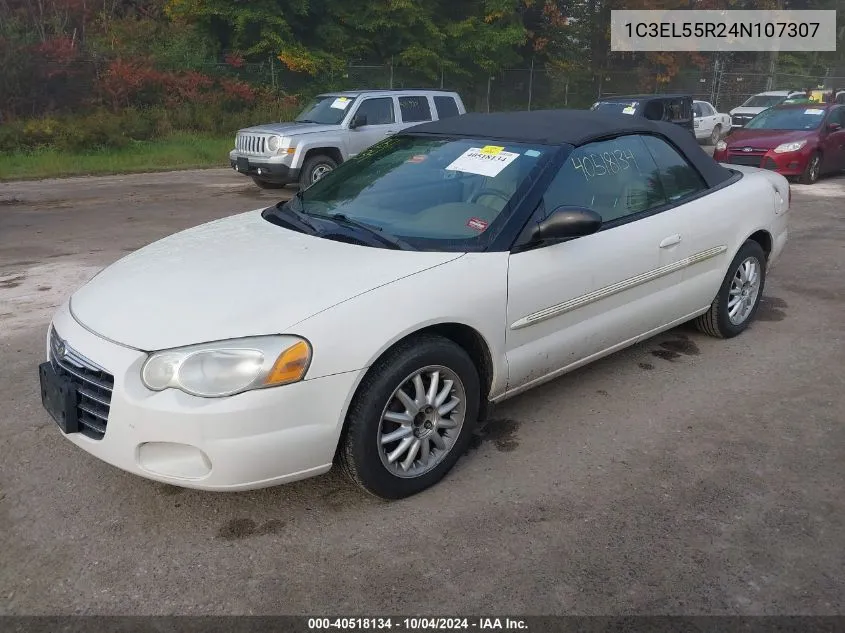 2004 Chrysler Sebring Lxi VIN: 1C3EL55R24N107307 Lot: 40518134