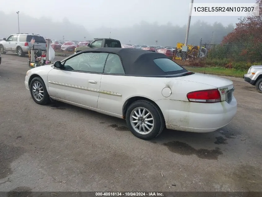 2004 Chrysler Sebring Lxi VIN: 1C3EL55R24N107307 Lot: 40518134