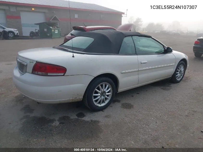 2004 Chrysler Sebring Lxi VIN: 1C3EL55R24N107307 Lot: 40518134