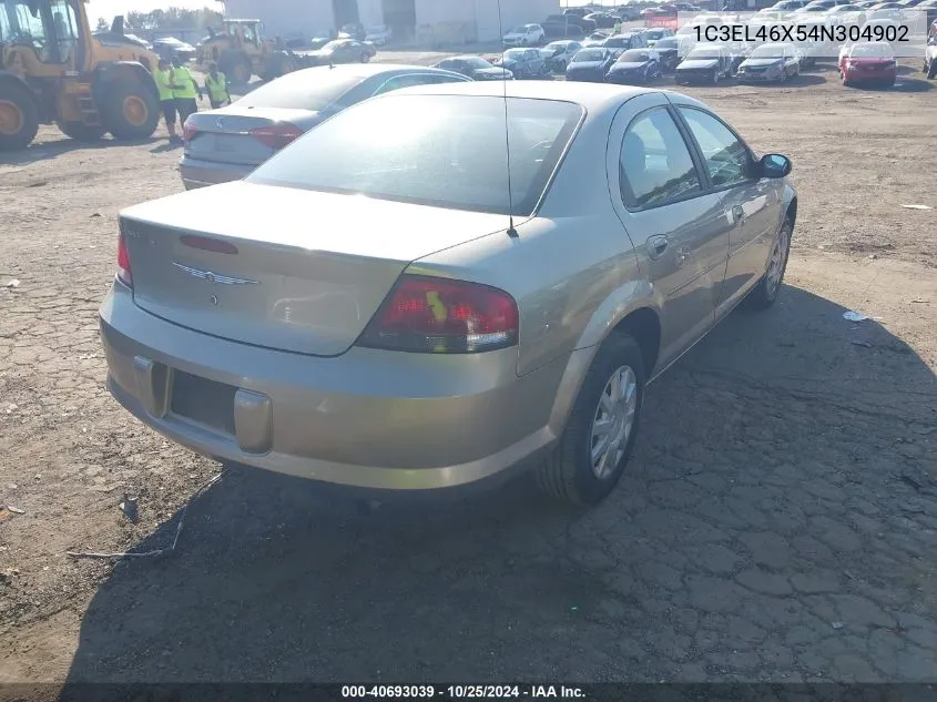 2004 Chrysler Sebring Lx VIN: 1C3EL46X54N304902 Lot: 40693039