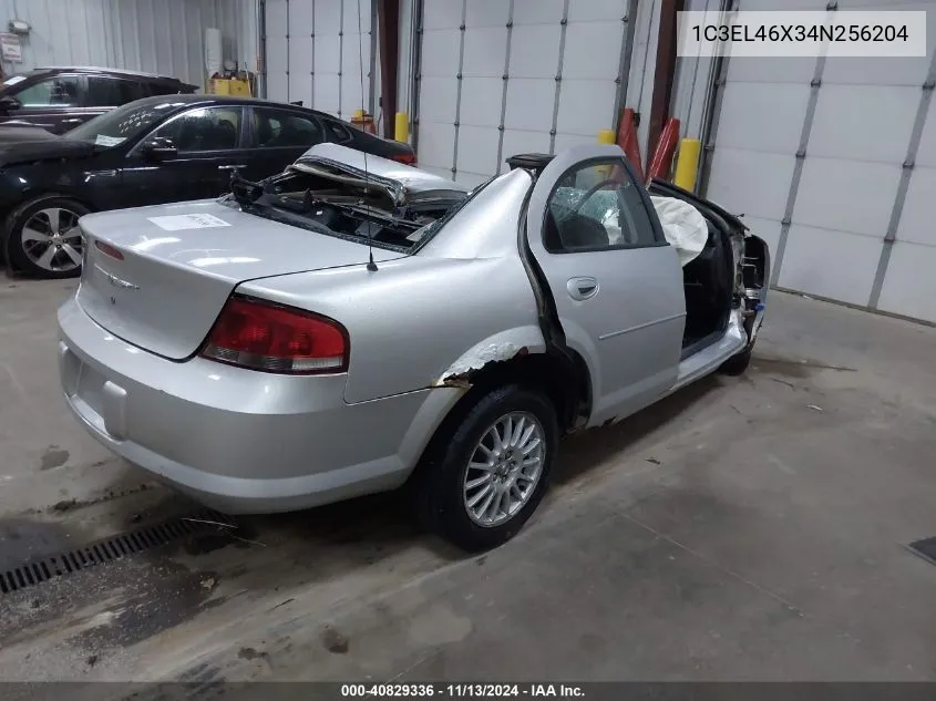 2004 Chrysler Sebring Lx VIN: 1C3EL46X34N256204 Lot: 40829336