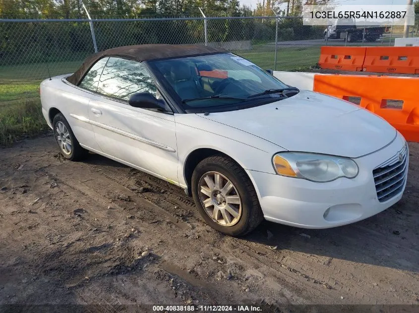 2004 Chrysler Sebring Limited VIN: 1C3EL65R54N162887 Lot: 40838188