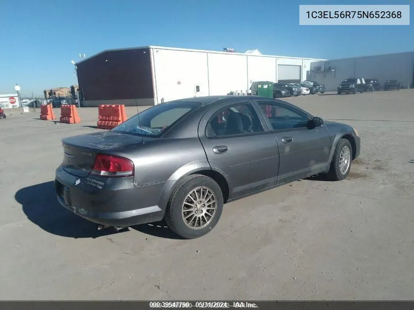 2005 Chrysler Sebring Touring VIN: 1C3EL56R75N652368 Lot: 39547790