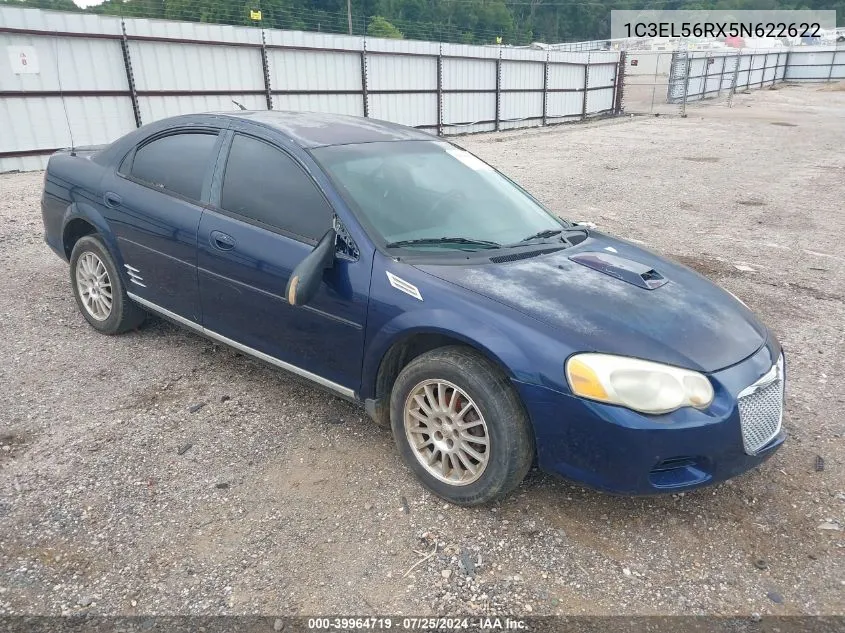 2005 Chrysler Sebring Touring VIN: 1C3EL56RX5N622622 Lot: 39964719