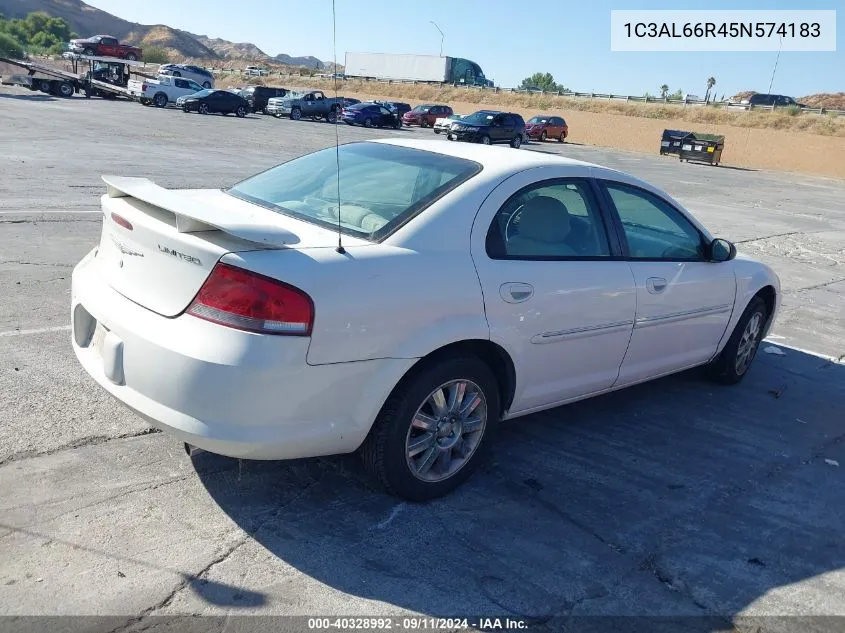 1C3AL66R45N574183 2005 Chrysler Sebring Limited